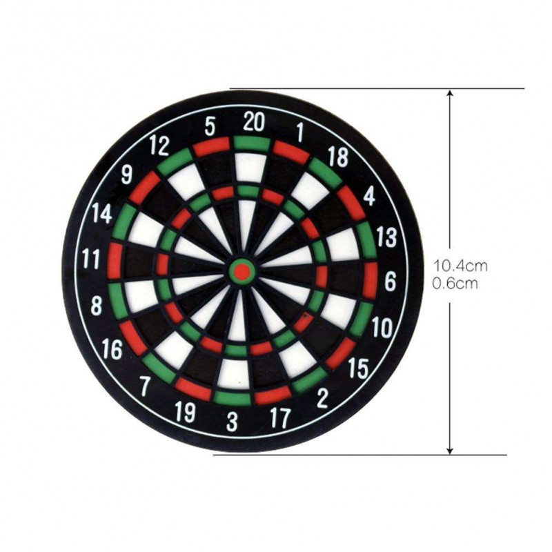 4pcs/set Kitchen Utensils Dart board Styled Coaster Mini Dart Board Cup Coa