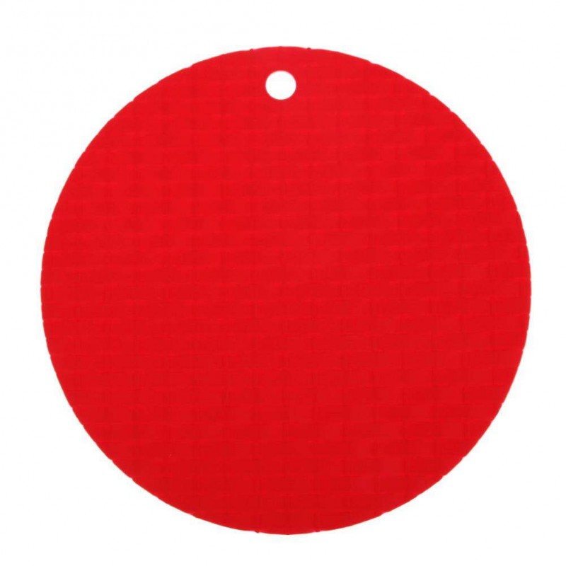 Multifunctional thick silicone pad round mat anti-scalding heat insulation