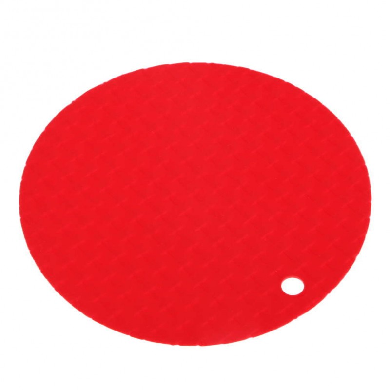 Multifunctional thick silicone pad round mat anti-scalding heat insulation