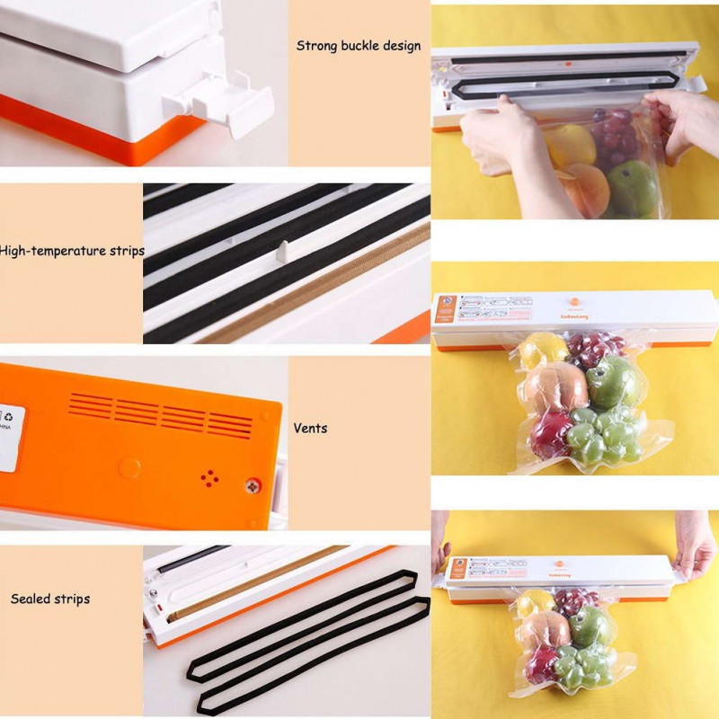 Automatic Electric Vacuum Food Sealer Machine for All Size Vacuum Bag UL