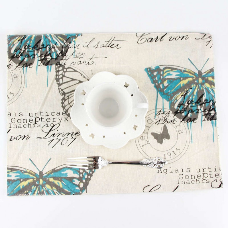 Butterfly Modern Coasters Kitchen Mat Dining Table Place Mats Placemats