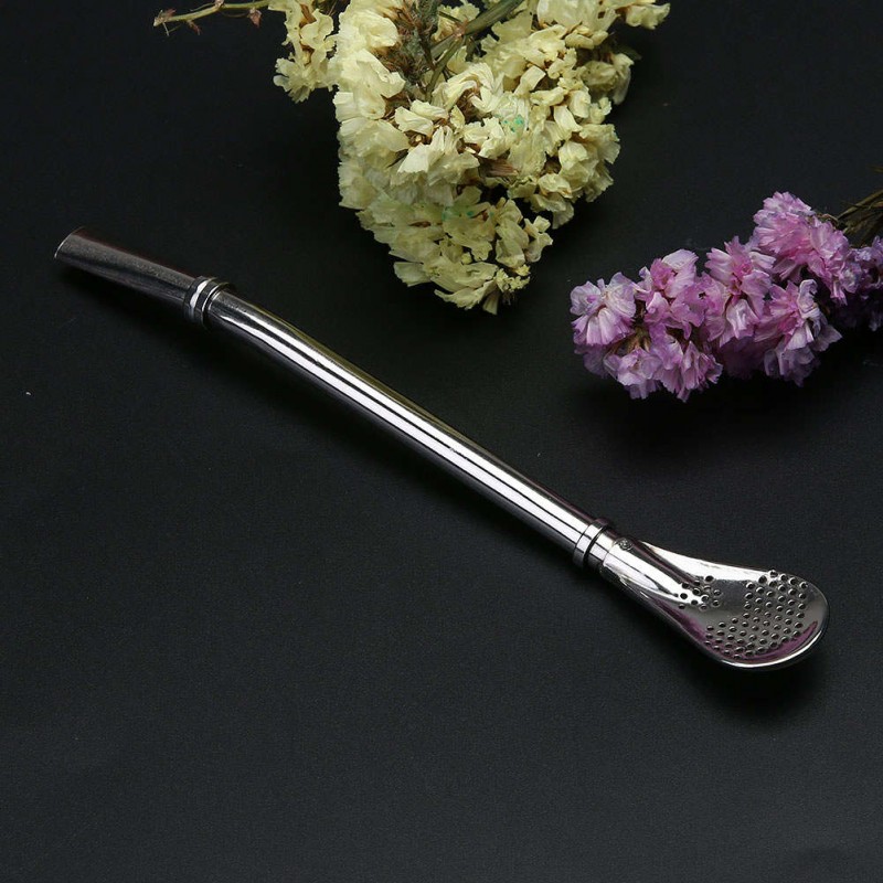 Creative Coffee Mixing Spoon Filter Straw Tea Tools Bar