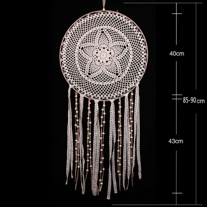 Tassel Lace Dream Catcher Wall Hanging Home Car Decor Craft