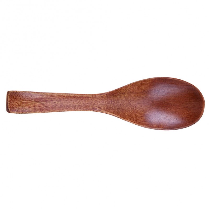 Large Wood Spoons Creative Wooden Tableware Porridge Soup Cereal Spoons