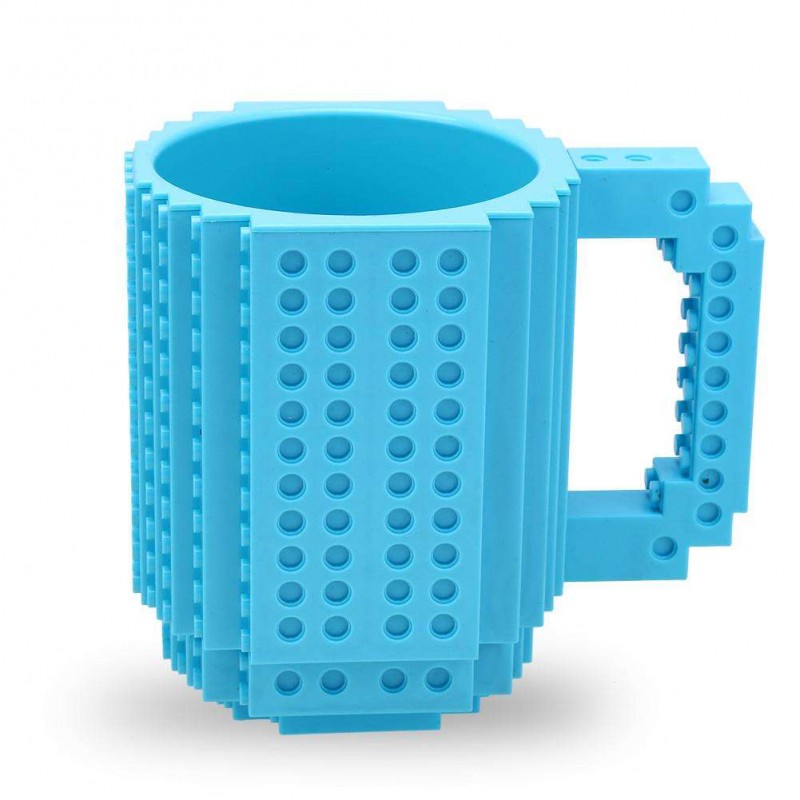 Removable Build-on Building Blocks Coffee Cup DIY Block Puzzle Mug Gift