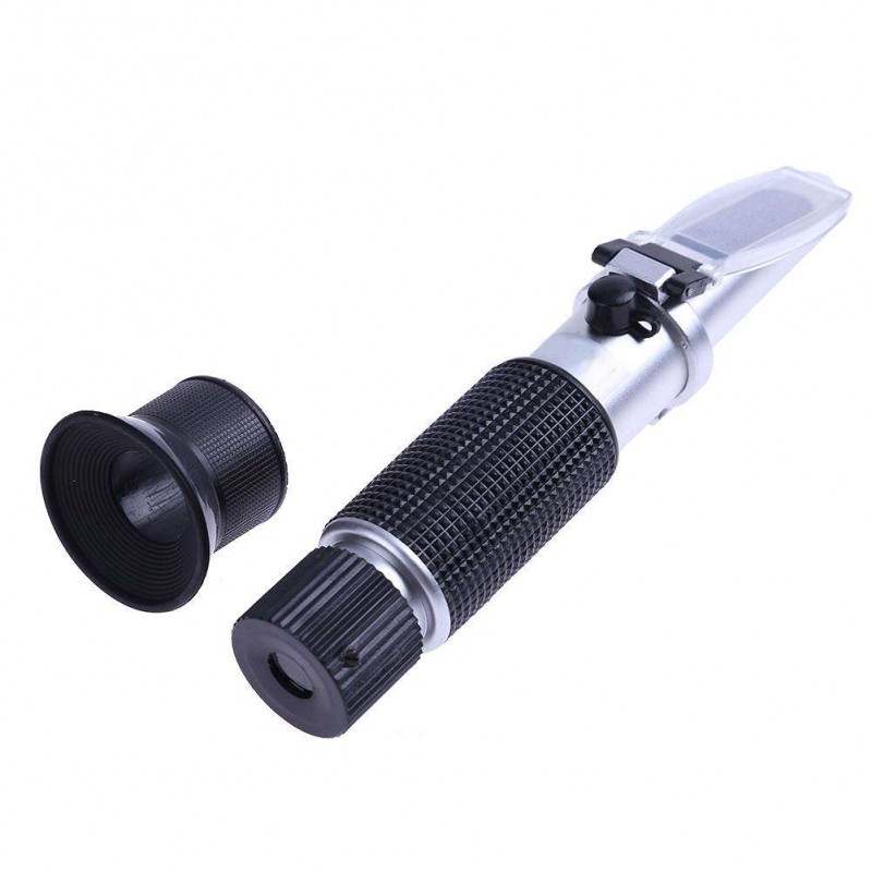 Handheld Brix Refractometer Fruit Juice Wine Sugar Homebrew Sugar Tester