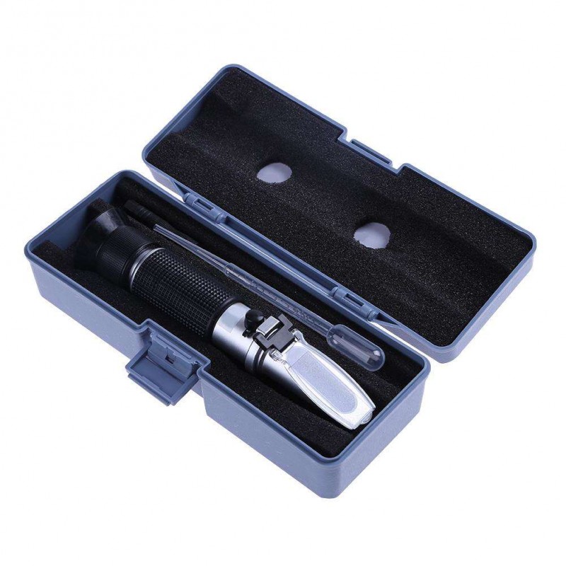 Handheld Brix Refractometer Fruit Juice Wine Sugar Homebrew Sugar Tester