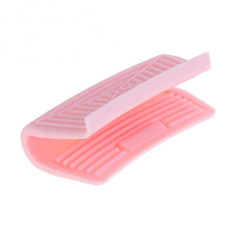 Silicone Heat Insulation Mitt Glove Casserole Ear Pan Pot Oven Grip/Pink