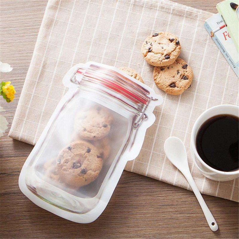 Transparent Self-sealing Moisture-proof Seal Storage Bag Food Packing Bag