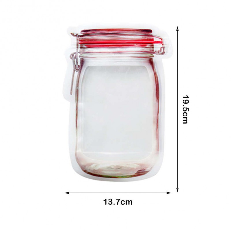 Transparent Self-sealing Moisture-proof Seal Storage Bag Food Packing Bag