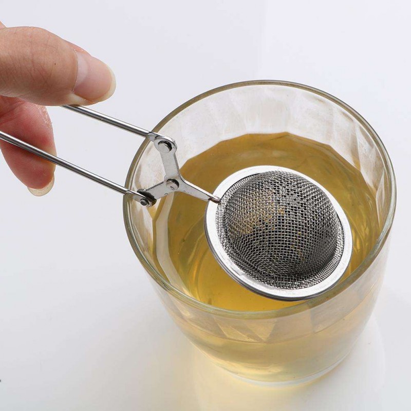 Handle Mesh Ball Tea Strainer Tea Infuser Spice Filter