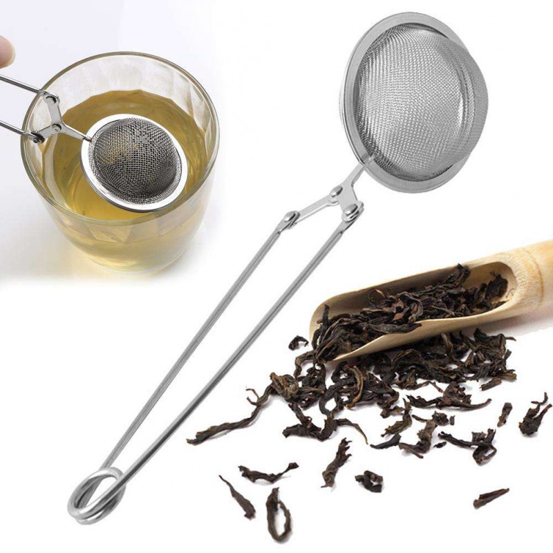 Handle Mesh Ball Tea Strainer Tea Infuser Spice Filter