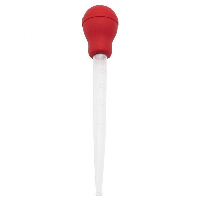 Silicone Oil Seasoning Pump Turkey Baster BBQ Baster Syringe Tube